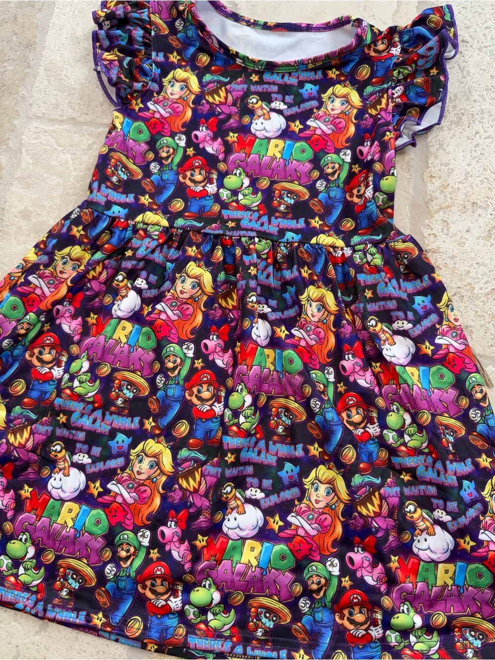 Mario Galaxy themed dress